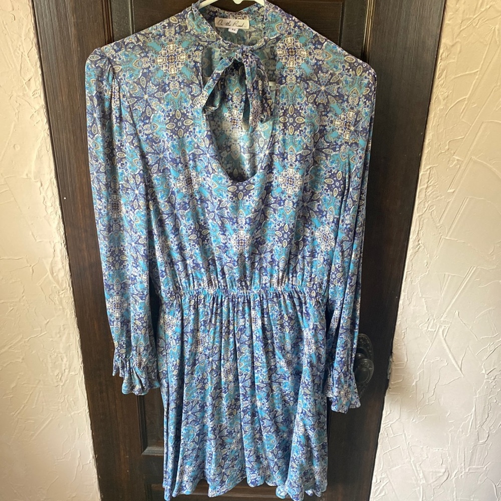 Floral/Aztec design dress